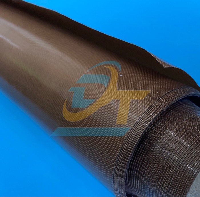 Vải teflon chịu nhiệt m&agrave;u n&acirc;u kh&ocirc;ng keo 0.13mm x 1m  VietNam | Gi&aacute; rẻ nhất - C&ocirc;ng Ty TNHH Thương Mại Dịch Vụ Đạt T&acirc;m